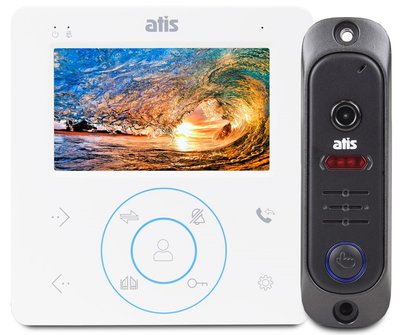 Комплект видеодомофона ATIS AD-480MW Kit box 114347 фото